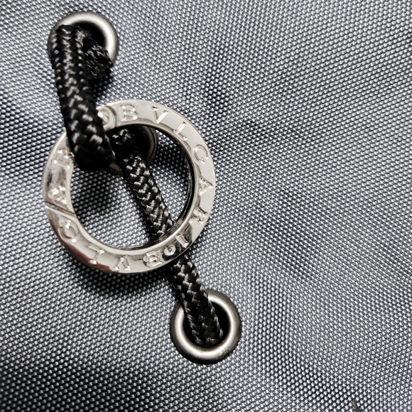 BVLGARI Travel bag duffle grey Large backpack - Picture 7 of 11